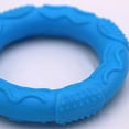 thumbnail image 3 of Pet Chewing Ring Rubber Bite-proof Solid Color Puppy Teething Toy Dog Ring Toy, 3 of 7