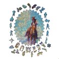 thumbnail image 4 of Wooden Jigsaw Puzzles for Adults - Uniquely Shaped Pieces - made in the USA by FoxSmartBox - 190 Pieces - The Trail Foreman, 4 of 6