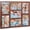 Brown, variant on Openings Photo Collage for Wall Decor, 4x6 Picture Frame Collage for Wall Mounting or Tabletop, Wooden Multiple Photo Frame Display 4x6 Pictures for Desk, Office, Living Room, Black