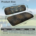 thumbnail image 3 of FUIALDOLG Golden Mandala Cow Print Golf Cart Front Seat Cover(Seat Cushion Cover + Backrest) Breathable Adjustable Golf Seat Covers for Ezgo Club Car Cart All Seasons No Stapler Required, 3 of 8