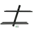 thumbnail image 2 of Wine Rack, Storage Shelf Red Wine Bottle Holder, Multi-functional Wall Mounted Home Decor For Wine Cellar Kitchen Dining Roo Living Room 2 Bottle, 2 of 8