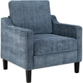 thumbnail image 3 of TLSUNNY Mid-Century Accent Chair, Modern Upholstered Chenille Armchair & Padded Reading Chair, Removable Cover, Living Room Chair, Single Sofa for Bedroom/Office/Small Space, 3 of 11