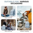 thumbnail image 5 of Simple Backpack for School Teenagers Aesthetic Backpack, School Backpack for College Women Men Bookbags for Teens, Lightweight Book Bags Waterproof Casual Daypack School Bag Blue, 5 of 9