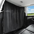 thumbnail image 2 of Divisor de coche de taxi partición de aislamiento de aire acondicionado Sun Shade Privacy Curtain,B Feliz Sencillez, 2 of 5