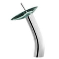 thumbnail image 2 of Novatto GF-001CH-C Falls Vessel Faucet with Chrome Finish, Clear Glass, 2 of 6
