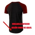 thumbnail image 2 of Playera Manga Corta Cuello Henley Moda Con Bloques De Color, 2 of 8