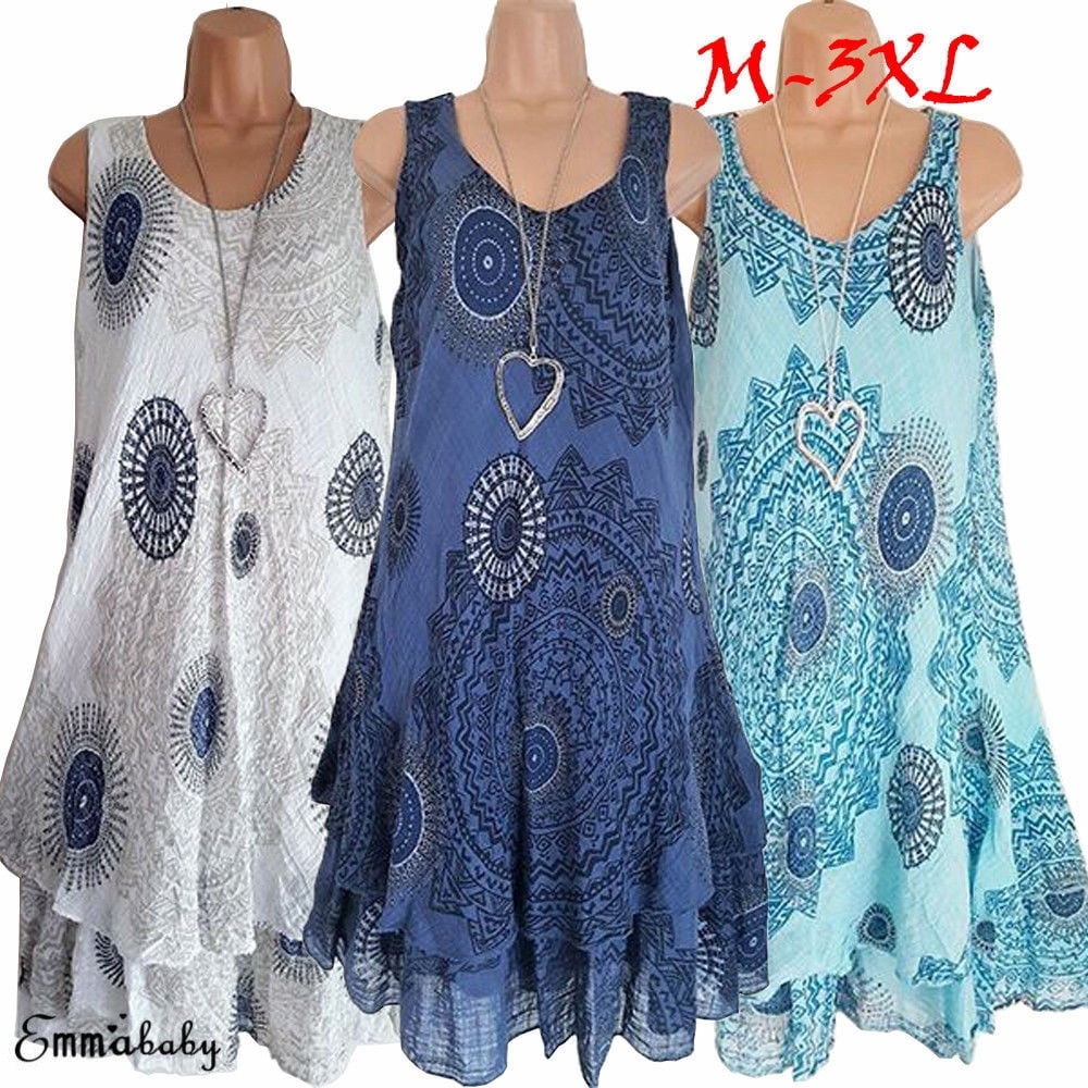 plus size beach dresses walmart