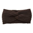 thumbnail image 1 of Bandeau Extensible Doux pour Oreilles Femmes Hiver Tricot Torsadé Bandeaux Cheveux, 1 of 2