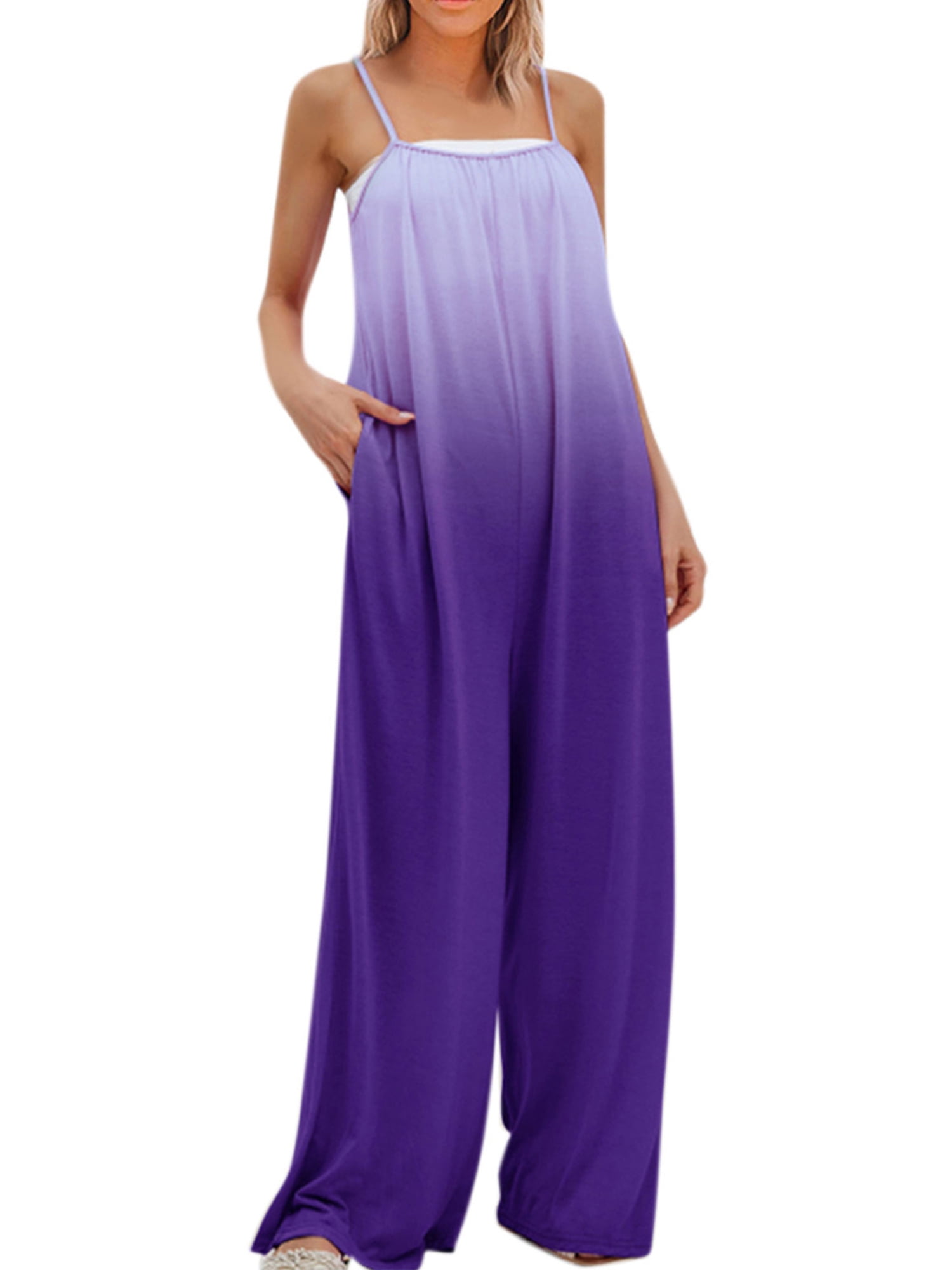 Afunbaby Women's Sleeveless Wide Leg Jumpsuit with Bahrain Ubuy