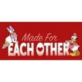 thumbnail image 2 of Boy's Mickey & Friends Donald & Daisy Made For Each Other Graphic Tee Red X Large, 2 of 5