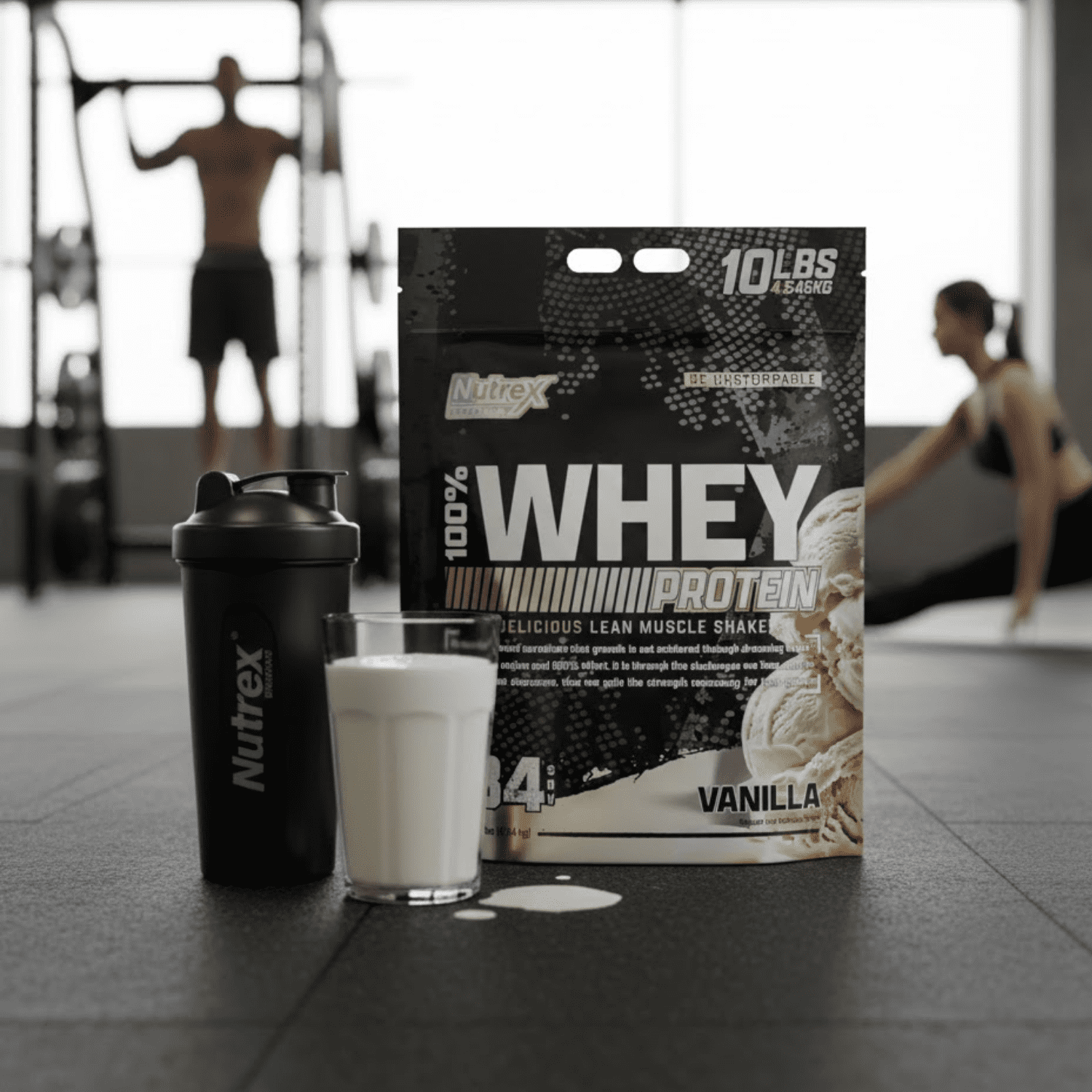 Nutrex Research 100% Whey Protein Powder Concentrate and Isolate Vanilla 10lb