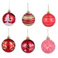 thumbnail image 4 of 24pcs Xmas Ball Hanging Decor Xmas Tree Hanging Ornament Hanging Adornment, 4 of 8