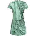 thumbnail image 2 of Statue of Liberty Lady Costume Juniors V-Neck Beach Cover-Up Dress, 2 of 2