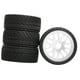 thumbnail image 5 of 4 neumáticos para coches RC, neumáticos de repuesto para coches a escala, fabricados en PP resistente para mayor durabilidad. Blanco, 5 of 9