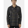 thumbnail image 4 of Burnside Men's Modern Fit Plaid Flannel Shirt with Long Sleeves, Sizes S-2XL, 4 of 5