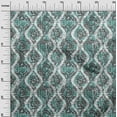 thumbnail image 2 of oneOone Georgette Viscose Turquoise Blue Fabric Block Craft Projects Decor Fabric Printed By The Yard 42 Inch Wide, 2 of 4