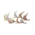 thumbnail image 6 of DecMode Multi Colored Metal Flying Flock Of Bird Wall Decor, 6 of 8
