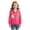 Hot Pink, variant on Baby Girl Zip-up Jacket Rainbow Unicorn Hoodie Sweatshirt Toddler Fall Coat Kids Winter Outfits Outerwear (4-5 Years,Hot Pink)