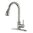thumbnail image 6 of Cfowner Pull Down Kitchen Faucet with Sprayer, High Arc Single Handle Sink Faucet for Bar, 3 Spray Modes, 6 of 6