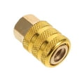 thumbnail image 2 of Shisuyan Tire Inflator Adapter: Copper Air Inflator Adapter Quick Connect - Self-Locking Air Chuck For Car Tire Pressure Gauge Inflation Nozzle For Emergency Use, 2 of 8