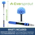 thumbnail image 4 of EVERSPROUT 1.5-to-3 Foot Cobweb Duster and Extension-Pole Combo, 4 of 7