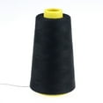 thumbnail image 1 of YUEHAO Textiles pour la Maison Ménage Couleur Polyester Fil à Coudre Fil Pagode 1 Pce 2300 Yards Bricolage Tricot Noir, 1 of 3