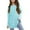 Light Blue, variant on Toddler Top Big Sister Long Sleeve Shirt Toddler Children Kids Girls Long Sleeve Crew Neck T Shirt Top Casual Loose Solid Color Shirt Blouse