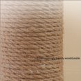 thumbnail image 2 of Extra Large Velvet Tickler Sisal Rope Solid Wood Cat Tree Jumping Platform Cat, 2 of 3