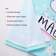 thumbnail image 3 of Hooded Towel for Toddlers 1-6 Years Boys Girls Kids Bath Pool Beach Towel Soft Absorbent Beach Poncho Unicorn, 3 of 6