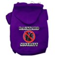 thumbnail image 1 of Backyard Security Screen Print Pet Hoodies Purple Size Xs (8), 1 of 1