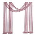 thumbnail image 1 of de mesa de gasa con arco de boda, cortinas de cenador, cubierta de mesa decorativa creativa y reutilizable práctica para suministros de fiesta rosa intenso, 1 of 8