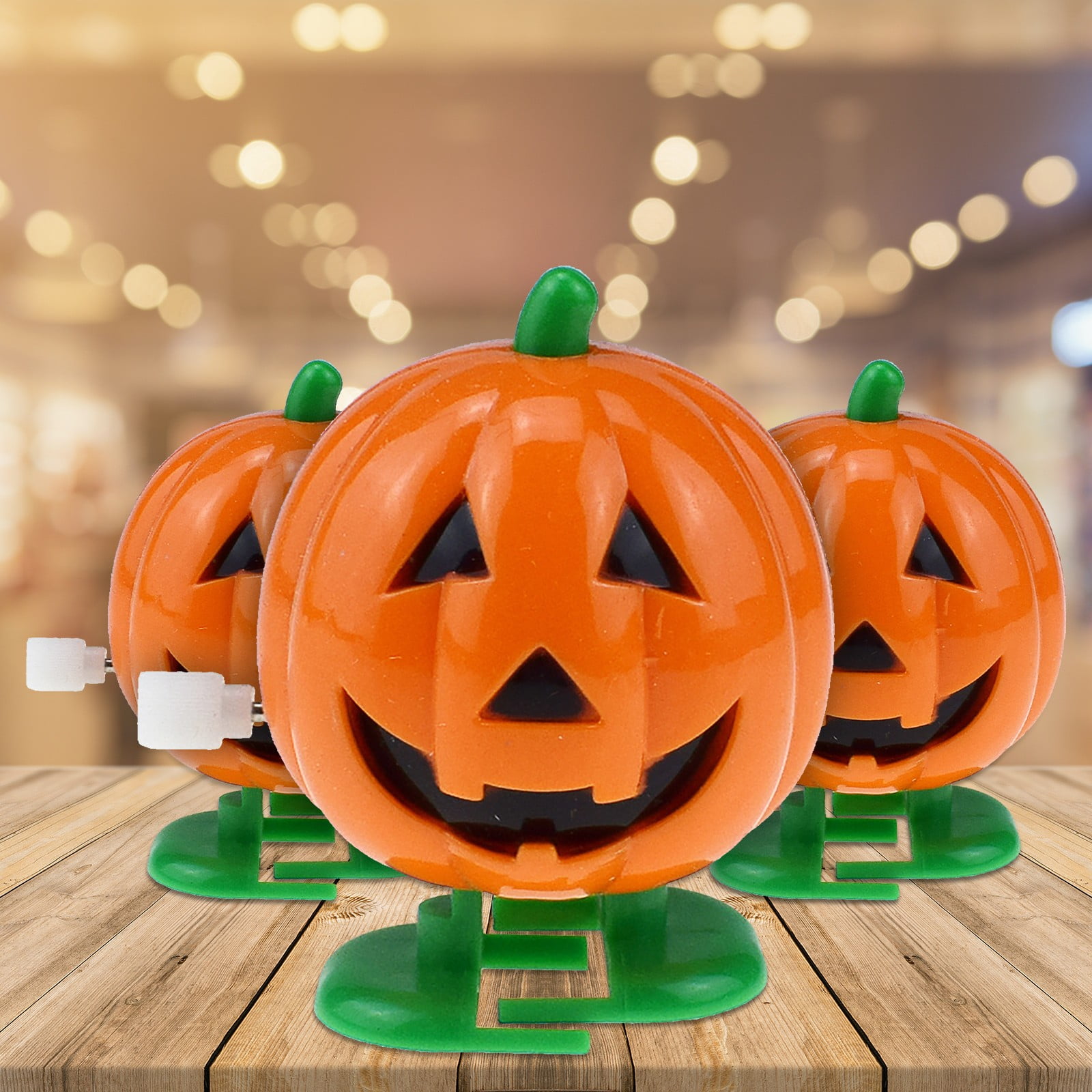 3pc Pack Cute Halloween Pumpkin Wind-up Walking ToysParty  For Kids Children 