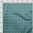 thumbnail image 3 of oneOone Cotton Cambric Sea Green Fabric Cactus Quilting Supplies Print Sewing Fabric By The Yard 56 Inch Wide, 3 of 6