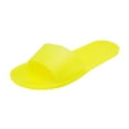 thumbnail image 2 of Women's New Summer One-line Flat Clear Jelly Candy Beach Slippers Sandals for Women 2025 Yellow 37, 2 of 7
