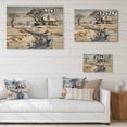 thumbnail image 4 of Designart "Country House Snow silence" Landscapes Print on Natural Pine Wood, 4 of 5