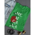 thumbnail image 3 of Mexican Girl Shaped T-Shirt Women -Smartprints Designs, Female Small, 3 of 4