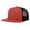Red/ Black, variant on Wool Blend Flat Bill Trucker Cap | 511