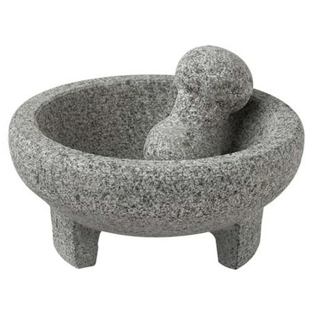 Vasconia 4-cup Granite Mortar and Pestle, Molcajete