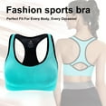 thumbnail image 6 of Rirool 3-Pack Women's Racerback Sports Bras, High-Impact Workout Yoga Gym Activewear Fitness Bra XXL, 6 of 8