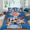 thumbnail image 2 of La Casa de Ratón de Disney Conjunto de sábanas temático, trío de piezas, cómodo y amigable con la piel, diseño único, regalo de decoración para el hogar para familiares, amigos y fans, 90 cm * 190 cm, 2 of 6