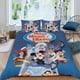 thumbnail image 2 of La Casa de Ratón de Disney Conjunto de sábanas temático, trío de piezas, cómodo y amigable con la piel, diseño único, regalo de decoración para el hogar para familiares, amigos y fans,135cm *200cm, 2 of 6