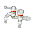 thumbnail image 3 of Grifo de agua Dispensador de agua Grifo Jardín Resistente a caídas Grifo de agua caliente fría Grifo Grifo Grifo de agua para hotel, ducha, lavabo, Hilo de dos cabezas2cm DYNWAVEMX Grifo Lavadora, 3 of 8