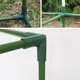 thumbnail image 1 of Conectores de marco de invernadero, conectores de bastones, estacas de plantas, artículos verdes de esquina de 3 vías de plástico para uso diario (4 piezas, verde), 1 of 2