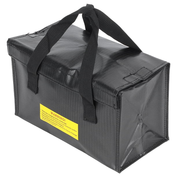Bolsa Protectora De Batería Lipo, Resistente Al Calor Li-Po Safe Bag Fibra Ignífuga Para Almacenamiento De Batería Lipo Para Almacenamiento De Baterías De Aviones RC