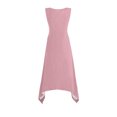 thumbnail image 4 of Gspmoly Robes Décontractées pour Femmes, Robes pour Femmes Sans Manches à Col Rond avec Cordon, Robe Décontractée à Volants Évasée Courte, Robes de Vacances pour Femmes Articles en Liquidation, 4 of 8