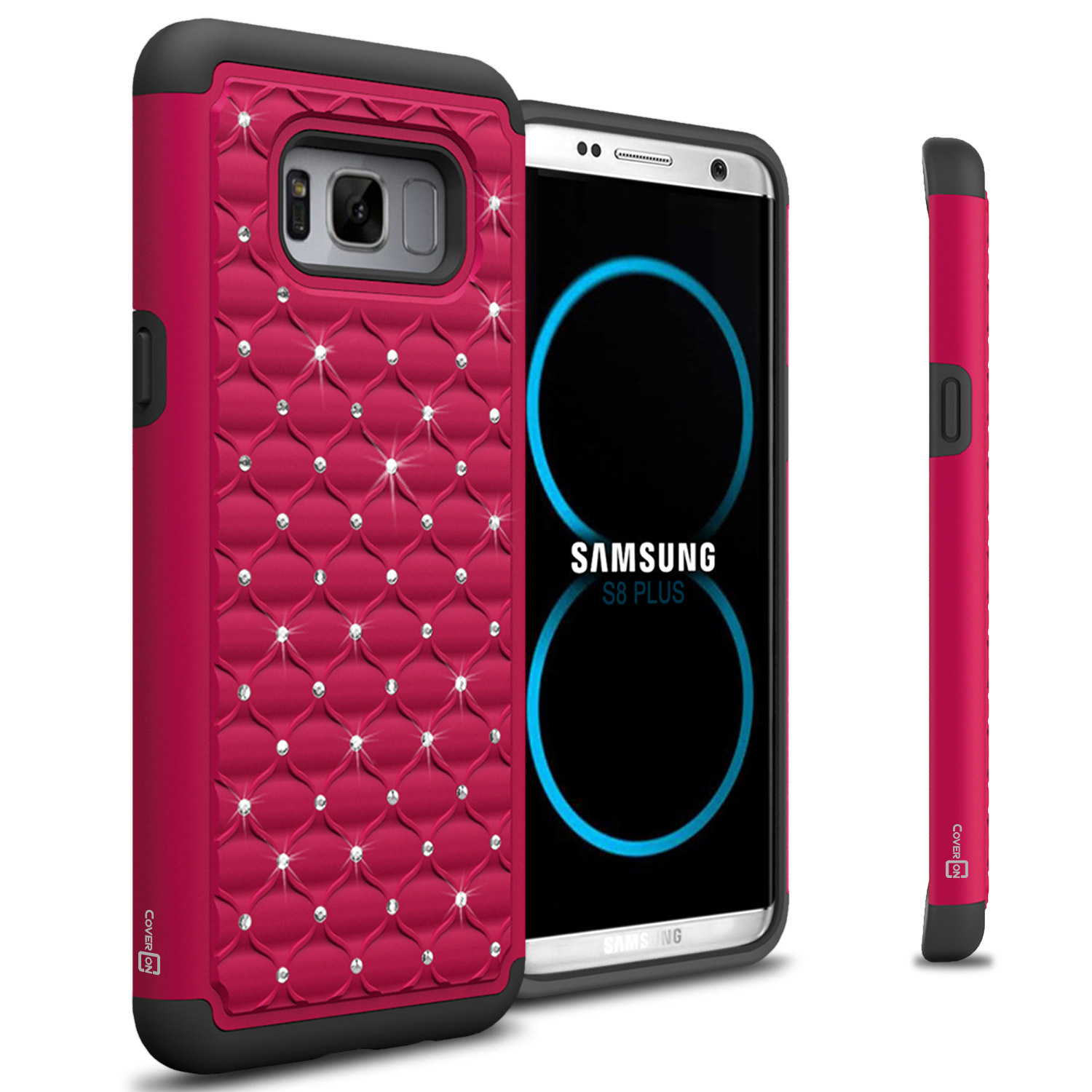 CoverON Samsung Galaxy S8 Plus Case, HexaGuard Series Hard Phone Cover