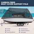 thumbnail image 7 of Carbon Fiber Boat Cover Support Poles Adjustable Height of 22.4"-66", Boat Cover Support System Pole (2 Pack), 7 of 7