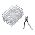thumbnail image 1 of veasfak 3 Pieces Air Fryer Rack with Clip Cooking Rack for Baking Kitchen Vegetables, 1 of 9