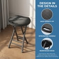 thumbnail image 2 of Home Folding Stool, Compact Collapsible Design, Lightweight, Easy to Carry & Store, Perfect for Indoor/Outdoor Use, 2 of 6