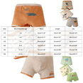 thumbnail image 3 of Qopobobo Toddler Boy Underwear Toddler Underwear Boys Cotton Boxer Briefs, Soft Breathable Underwear for Toddler and Kids Orange,11-12, 3 of 5